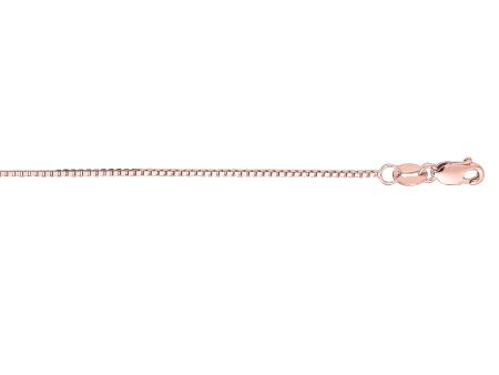 14K Gold 0.73mm Classic Box Chain Cheap