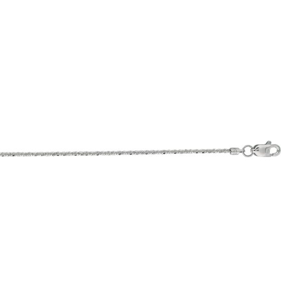 14K Gold 1.1mm Sparkle Chain on Sale