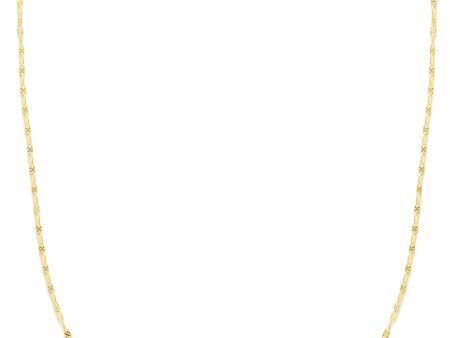 14K Gold 1.7mm Sparkle Valentino Chain Online Sale