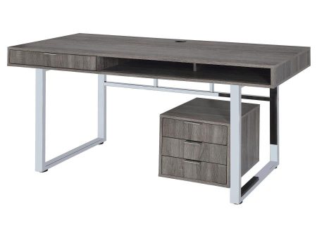 Whitman Grey Computer Desk Online Hot Sale