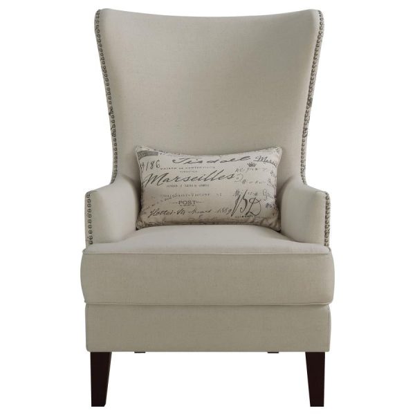 Pippin Beige Accent Chair For Discount