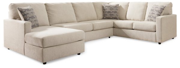 Edenfield 3-Piece Sectional with Chaise For Sale