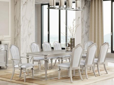 Evangeline Silver Dining Table Cheap