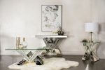 Taffeta Silver Sofa Table on Sale