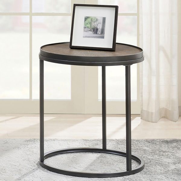 Rodrigo Brown End Table on Sale