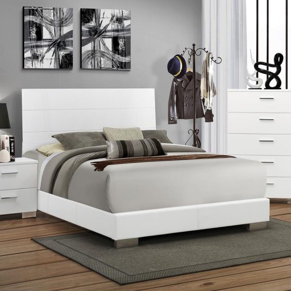 Felicity White California King Bed Online Sale