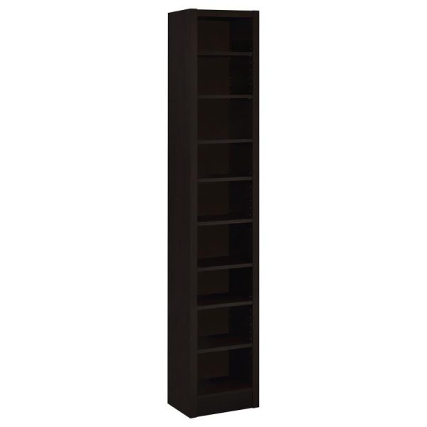 Eliam Brown Bookcase Hot on Sale