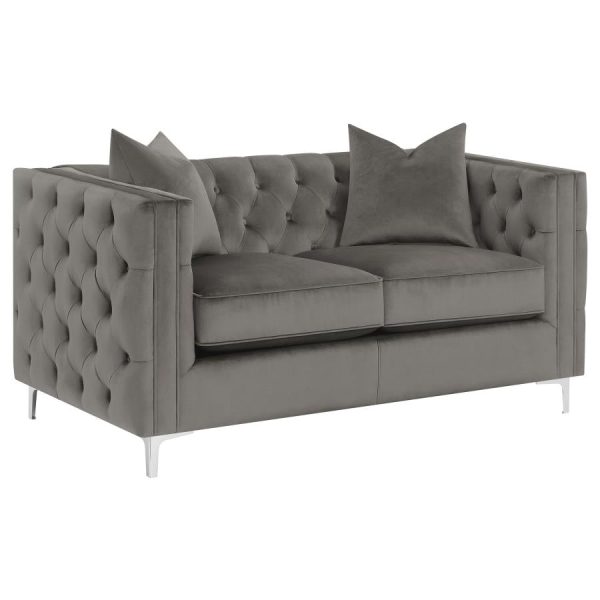 Phoebe Grey 3 Pc Sofa Set Online Hot Sale