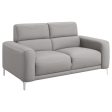 Glenmark Grey 3 Pc Sofa Set Sale