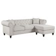 Cecilia Beige Sectional Hot on Sale