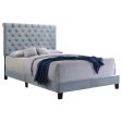 Warner Blue Queen Bed For Sale