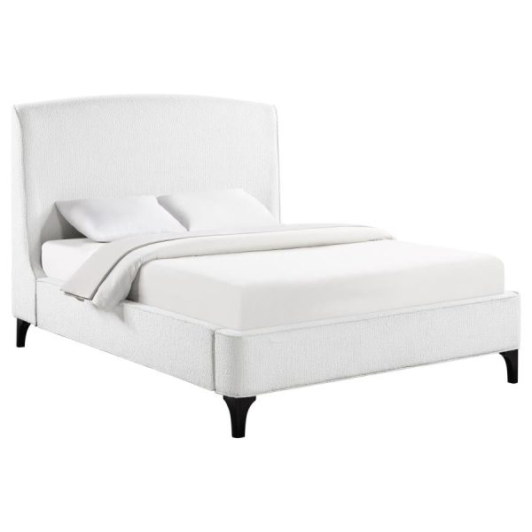 Mosby White Eastern King Bed Fashion