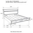 Miranda Black California King Storage Bed For Sale