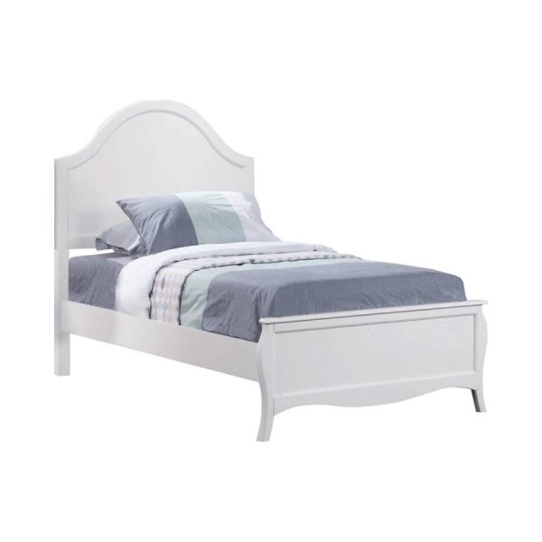 Dominique White Full Bed For Discount