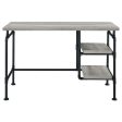 Delray Grey Writing Desk Hot on Sale