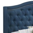 Sonoma Blue Queen Bed Fashion