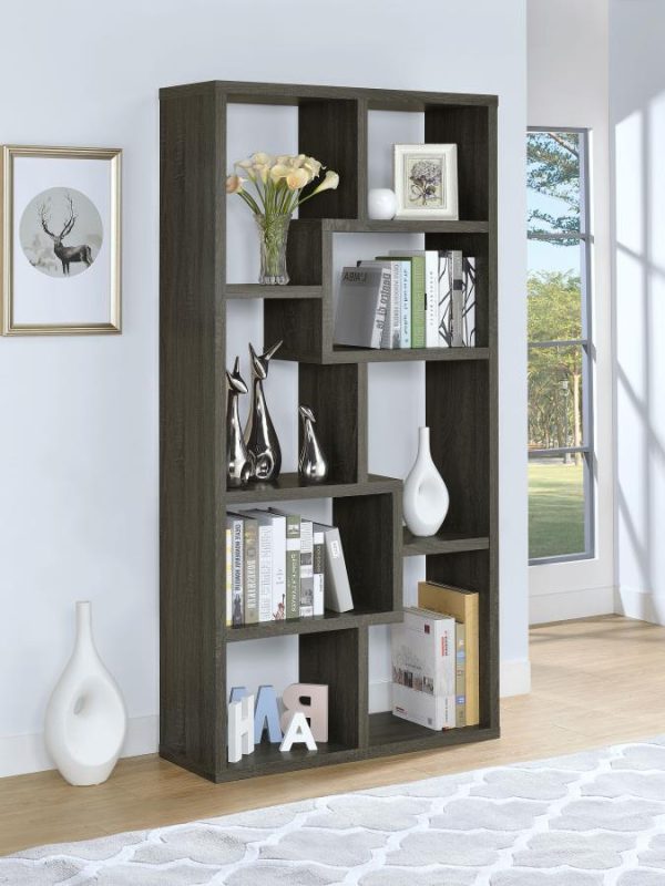 Theo Grey Bookcase Discount