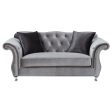 Frostine Silver 3 Pc Sofa Set Hot on Sale