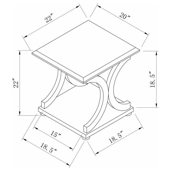 Shelly Brown End Table Cheap