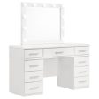 Felicity White Vanity Table & Mirror For Discount