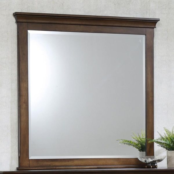 Franco Brown Dresser Mirror Discount