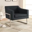 Chris Grey Accent Chair Hot on Sale