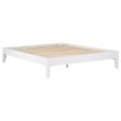 Hounslow White Eastern King Bed For Cheap