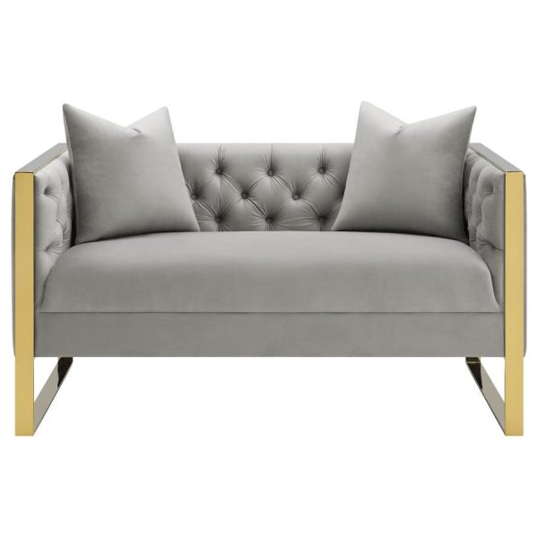 Eastbrook Grey Loveseat Online now