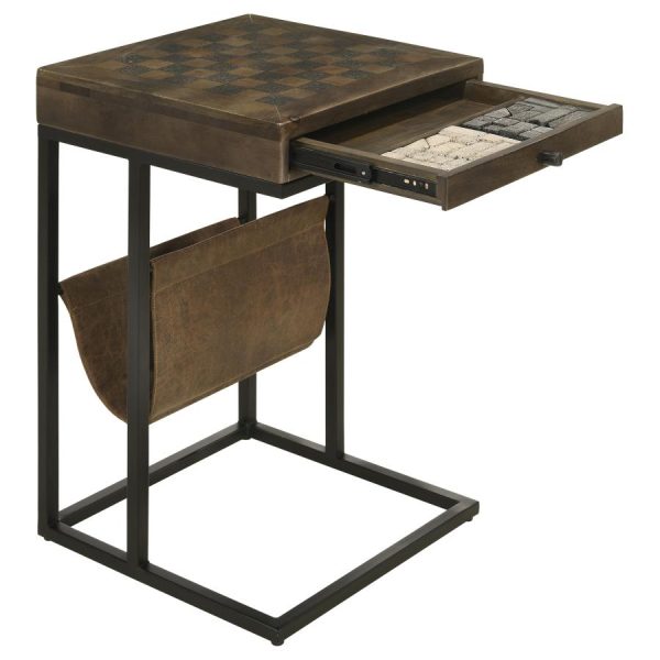 Chessie Brown Side Table Online Sale