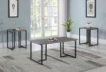 Nyla Grey 3 Pc Coffee Table Set on Sale