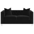 Delilah Black Loveseat For Discount