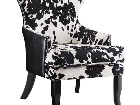 Trea Black Accent Chair Supply