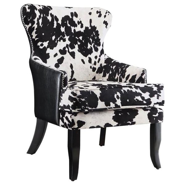 Trea Black Accent Chair Supply