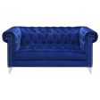 Bleker Blue Loveseat Discount