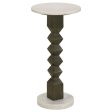 Colette White Side Table Discount