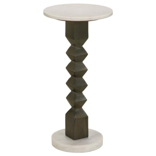 Colette White Side Table Discount