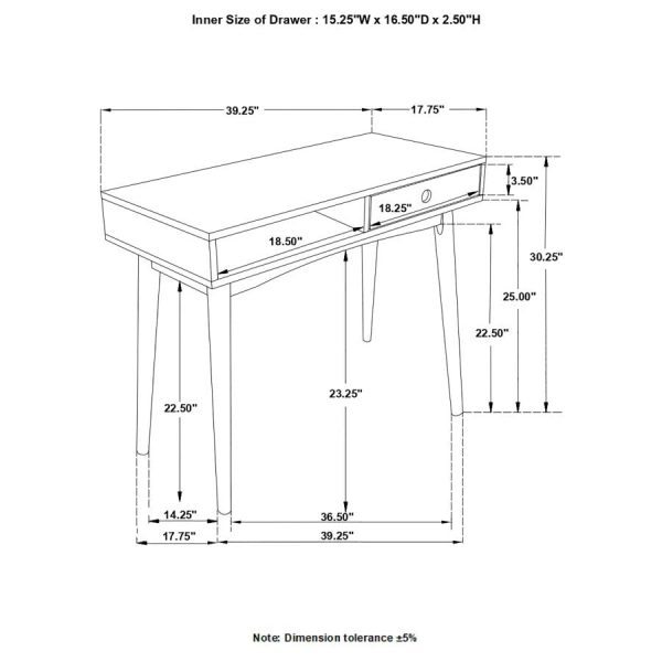 Bradenton White Writing Desk For Discount