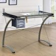 Melo Grey Drafting Desk Online Hot Sale