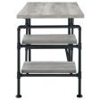 Delray Grey Writing Desk Hot on Sale