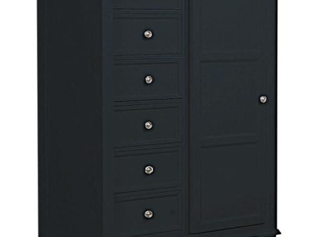 Sandy Beach Black Door Chest For Sale