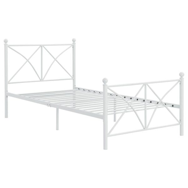 Hart White Twin Bed For Discount