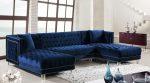 Moda Velvet 3pc. Sectional Cheap