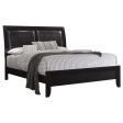 Briana Black Eastern King Bed Discount