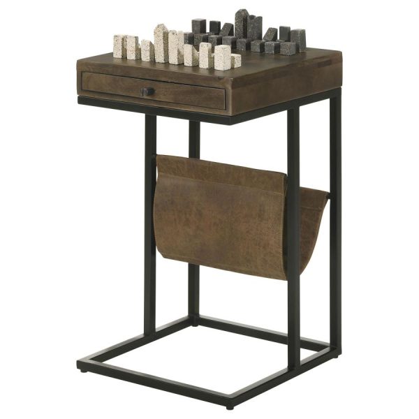 Chessie Brown Side Table Online Sale