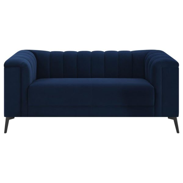 Chalet Blue Loveseat Fashion