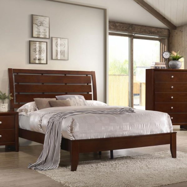 Serenity Brown Queen Bed Hot on Sale