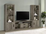 Burke Grey 3 Pc Entertainment Center Online now