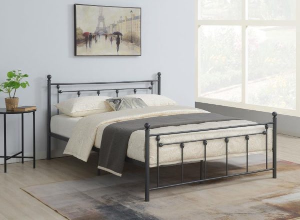 Canon Grey Queen Bed Cheap