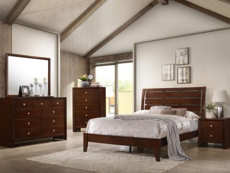 Serenity Brown Full Bed 5 Pc Set For Sale