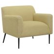 Darlene Yellow Accent Chair For Discount